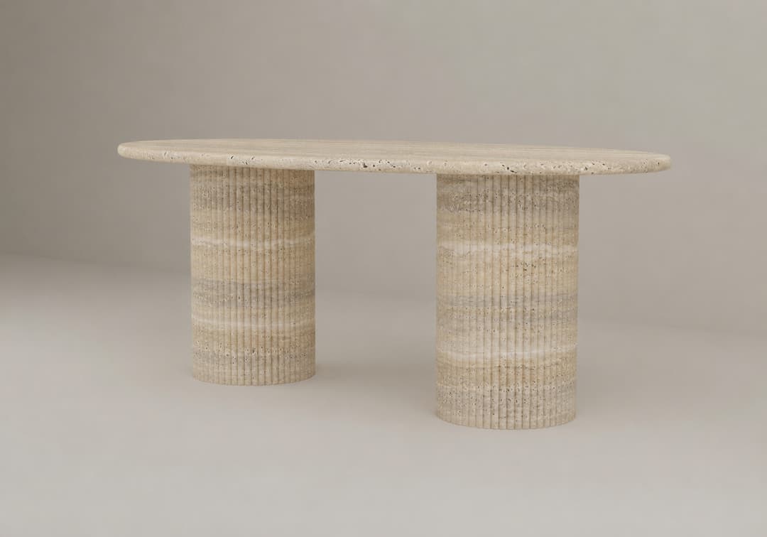Arcstone Dining Table by Hudson Stonehouse