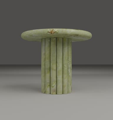 Fluted Side Table, view 2
