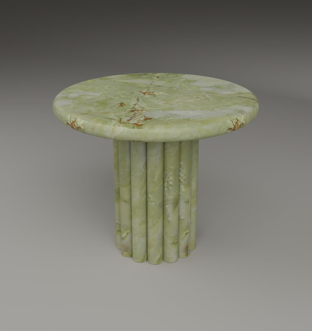 Fluted Side Table by Hudson Stonehouse