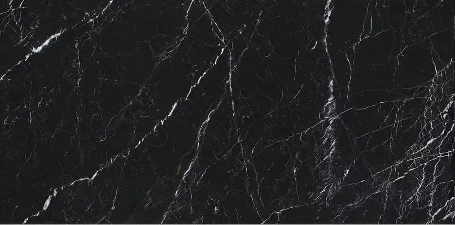 Nero Marquina marble slab