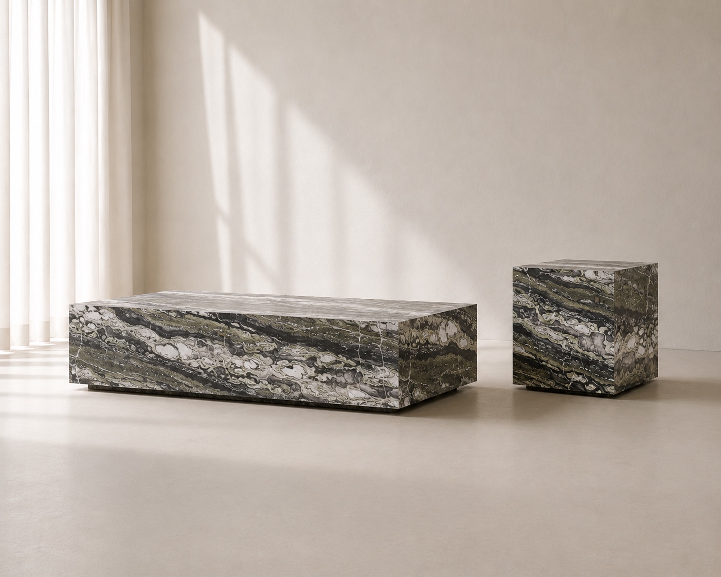 Hudson Stonehouse piece rotating through stone selections