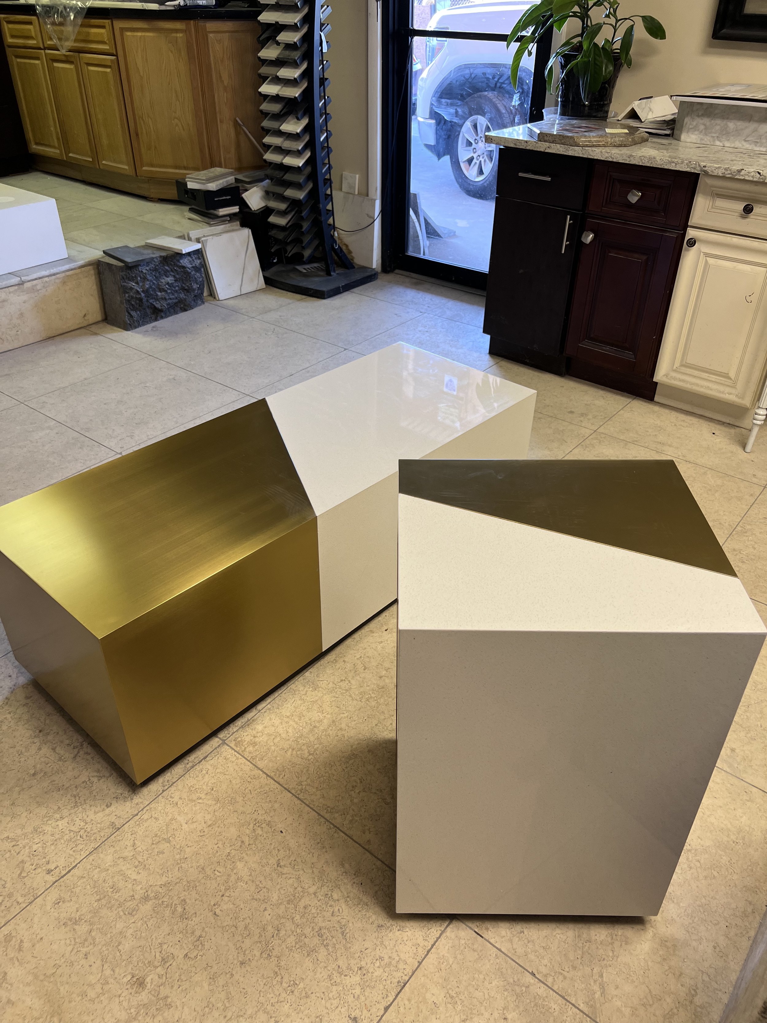 Plinth Side Table, view 4