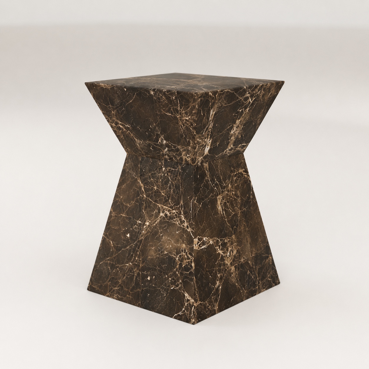 Apex Side Table in Dark Emperador