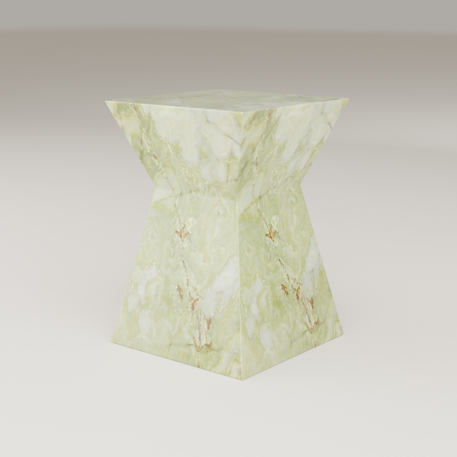Apex Side Table in Green Onyx