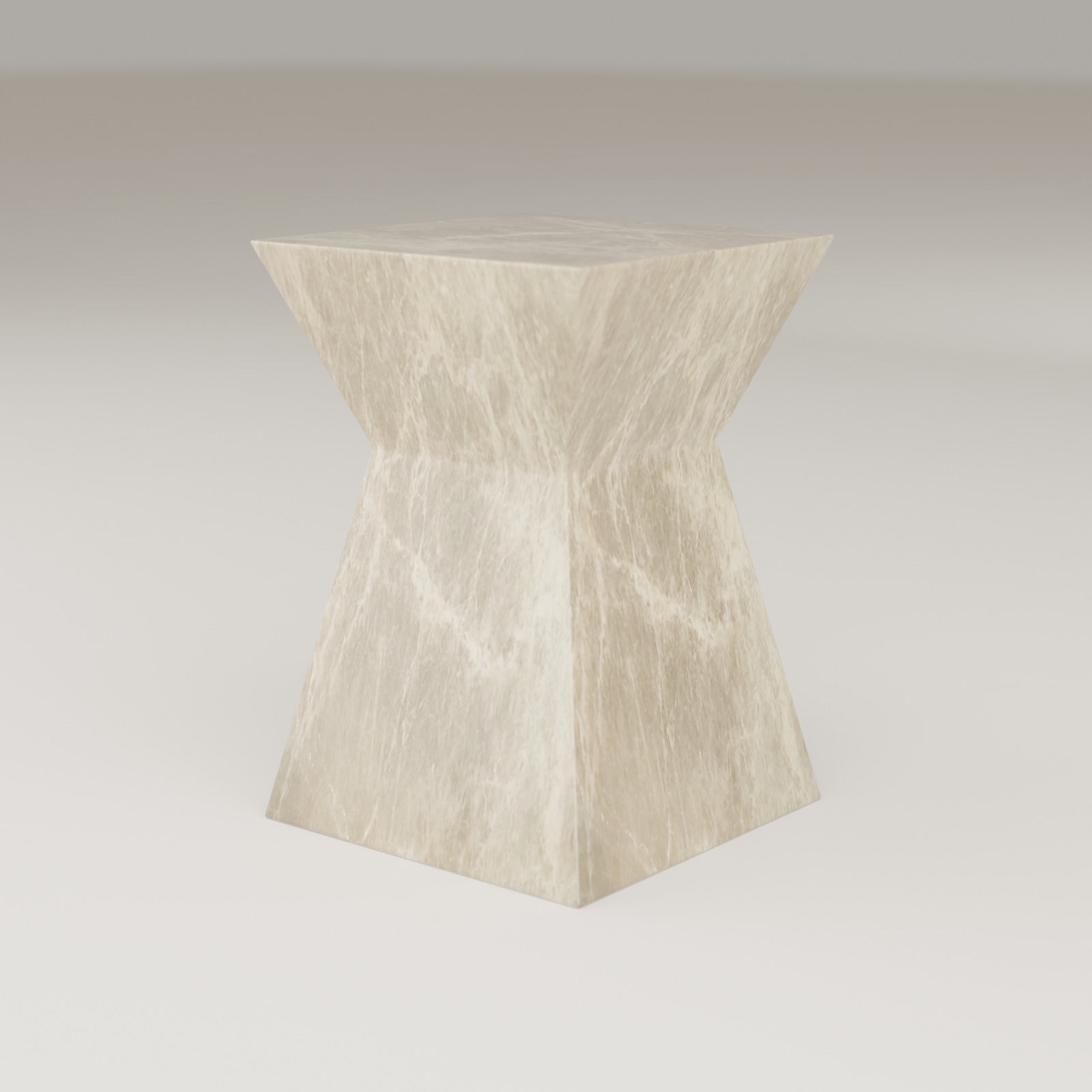Apex Side Table in Light Emperador