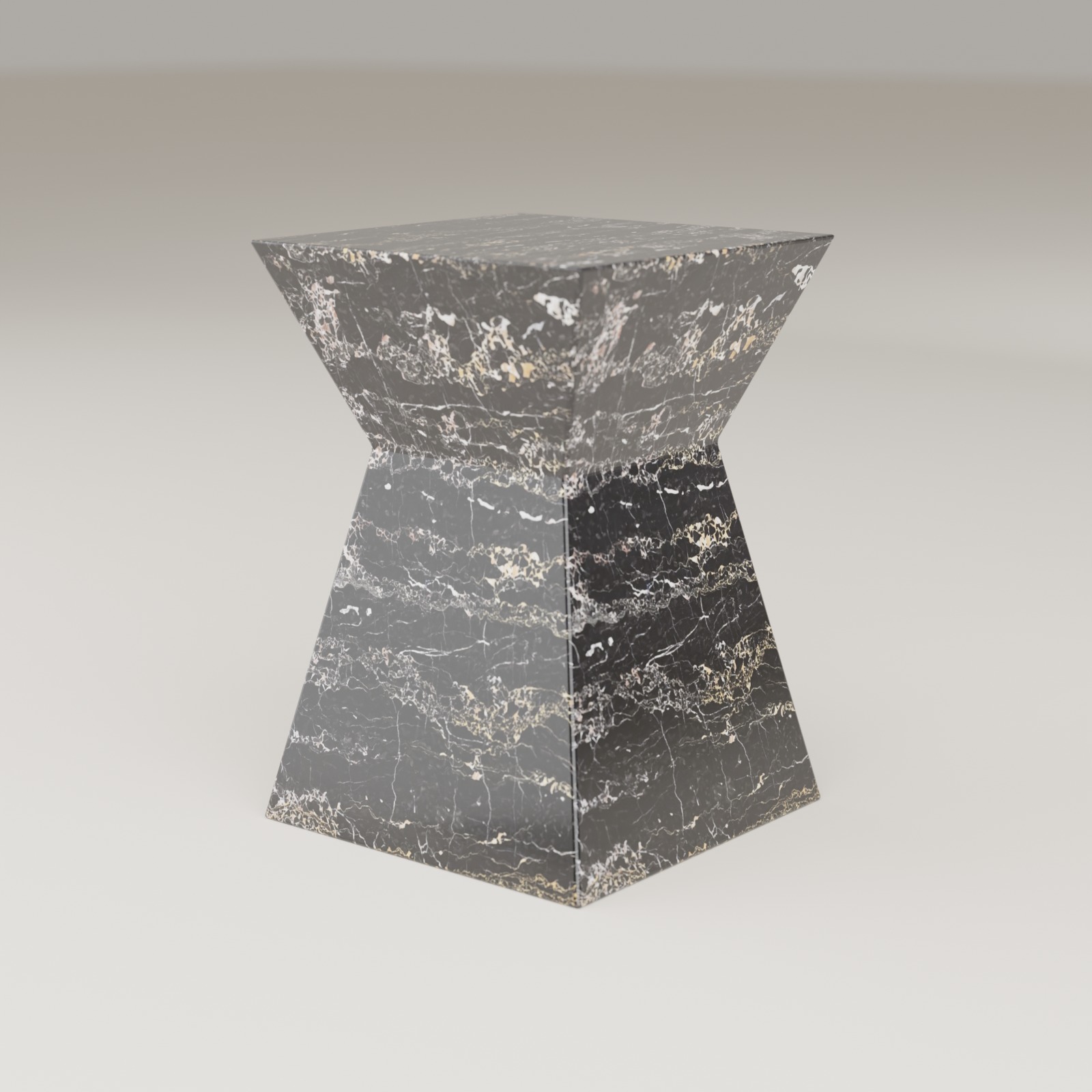 Apex Side Table in Nero Portoro