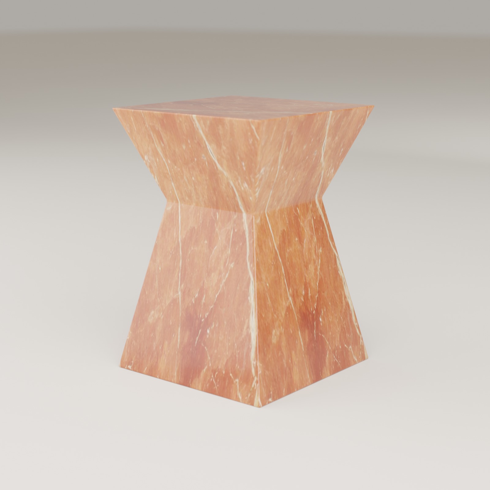 Apex Side Table in Rosso Alicante