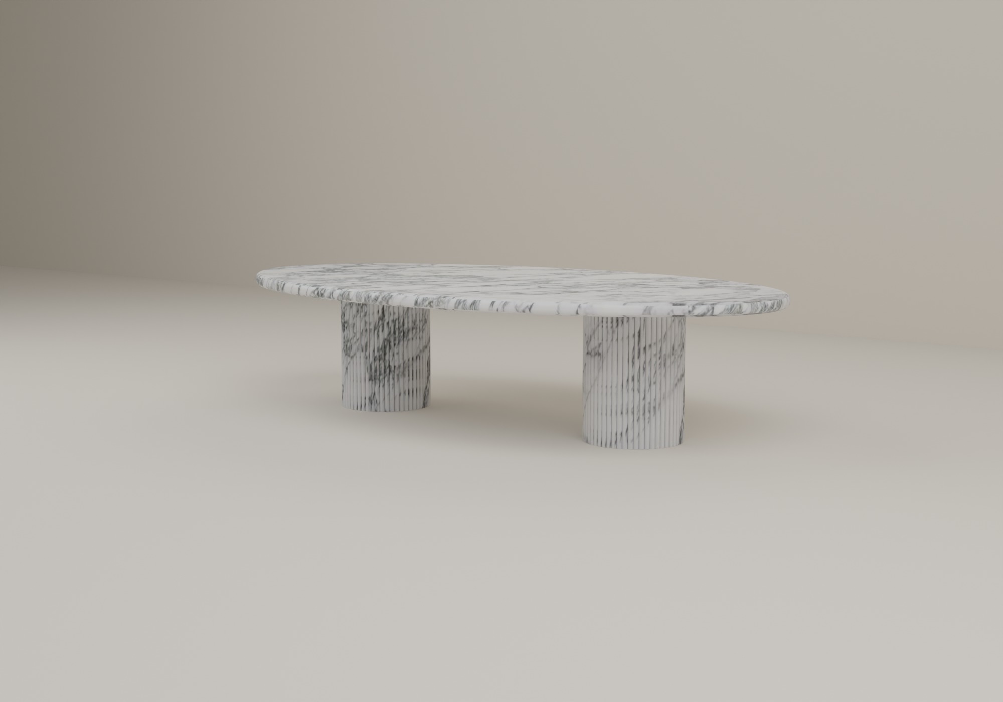 Arcstone Coffee Table in Arabescato Corchia