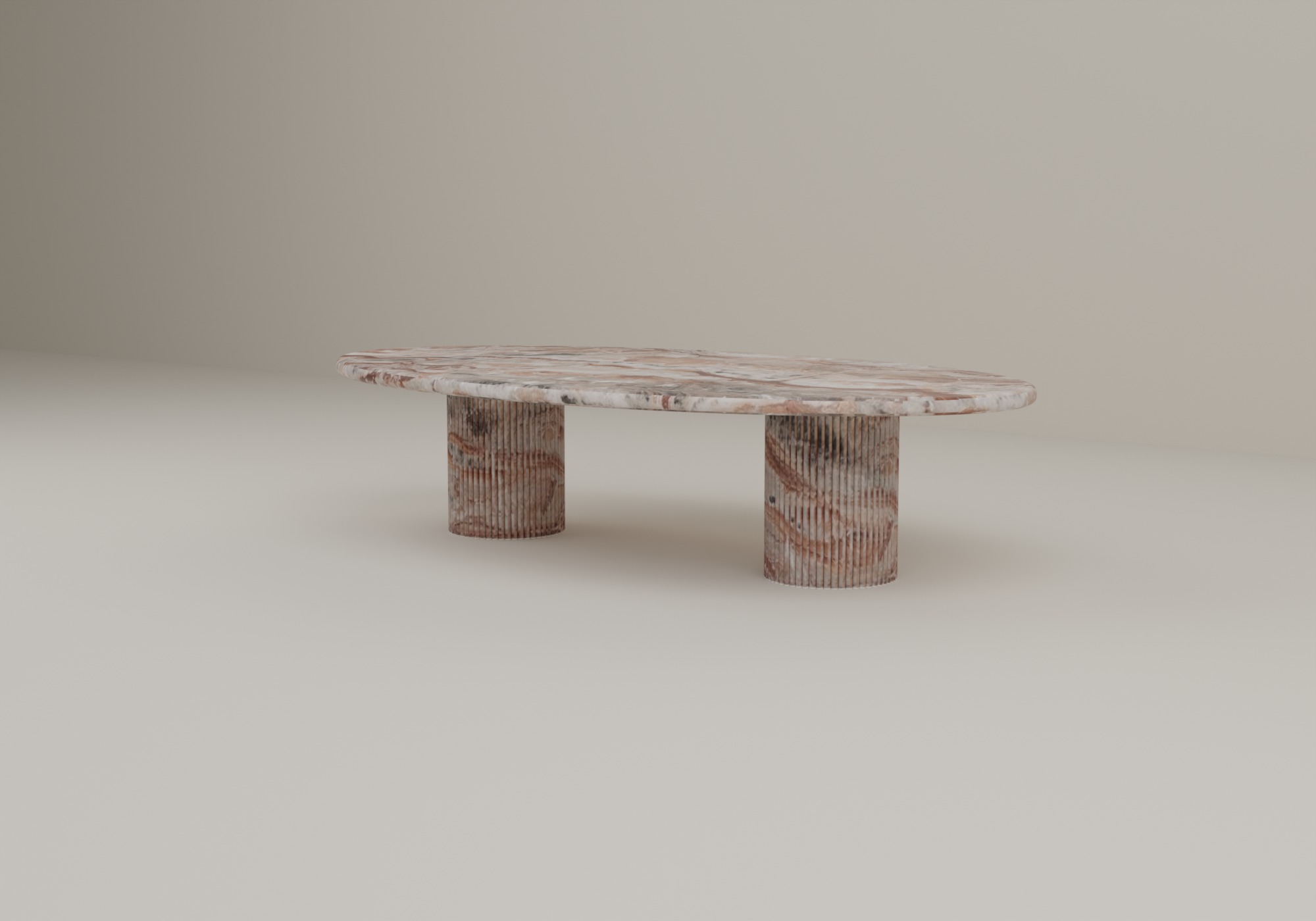 Arcstone Coffee Table in Arabescato Orobico Rosso