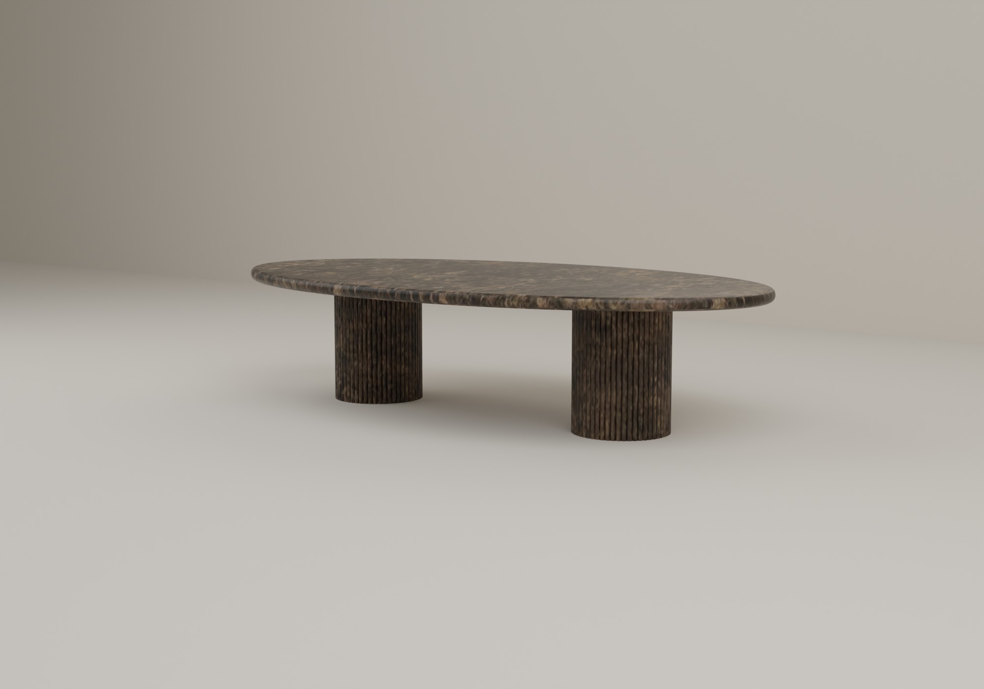 Arcstone Coffee Table in Dark Emperador