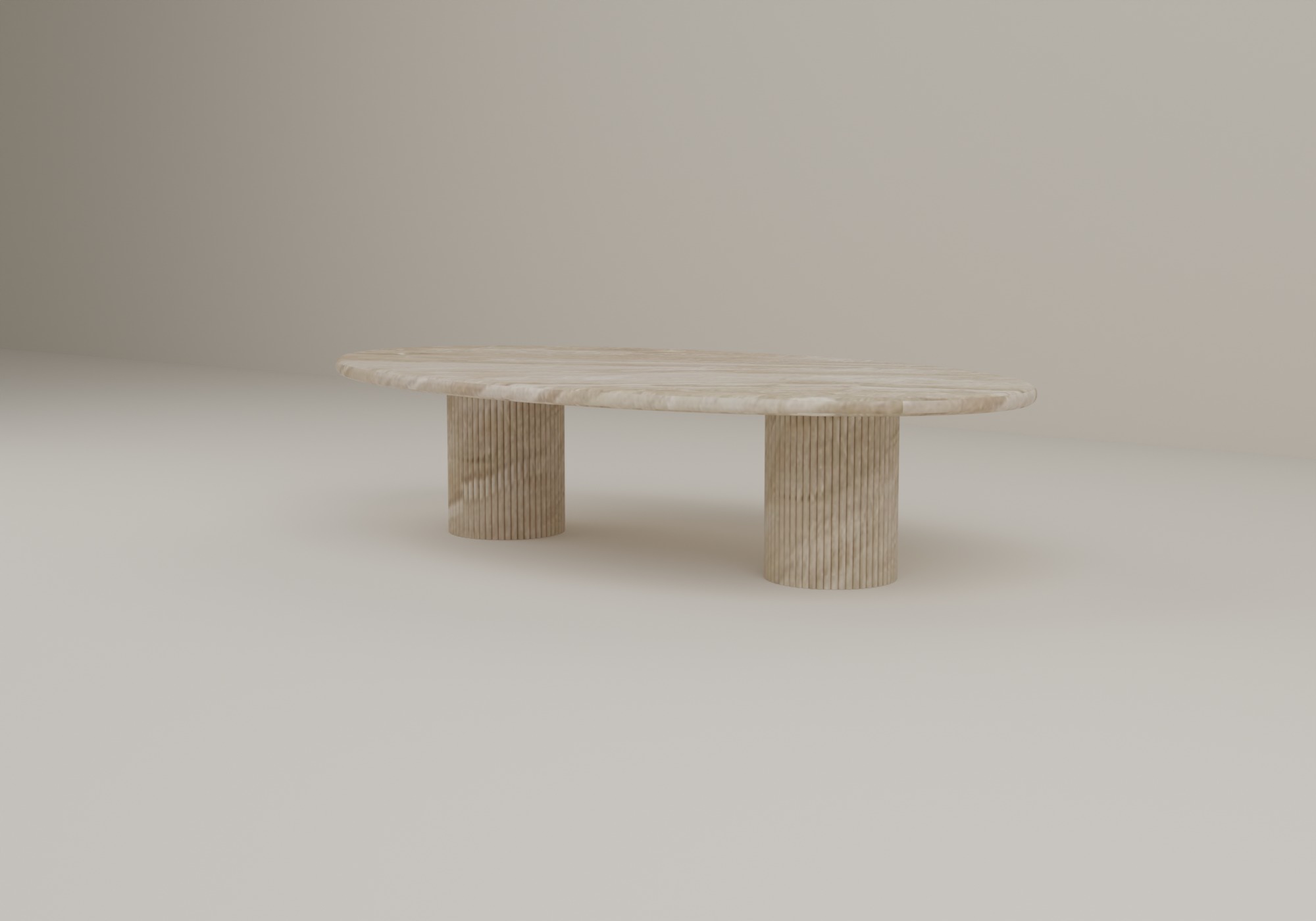 Arcstone Coffee Table in Diano Reale Marble