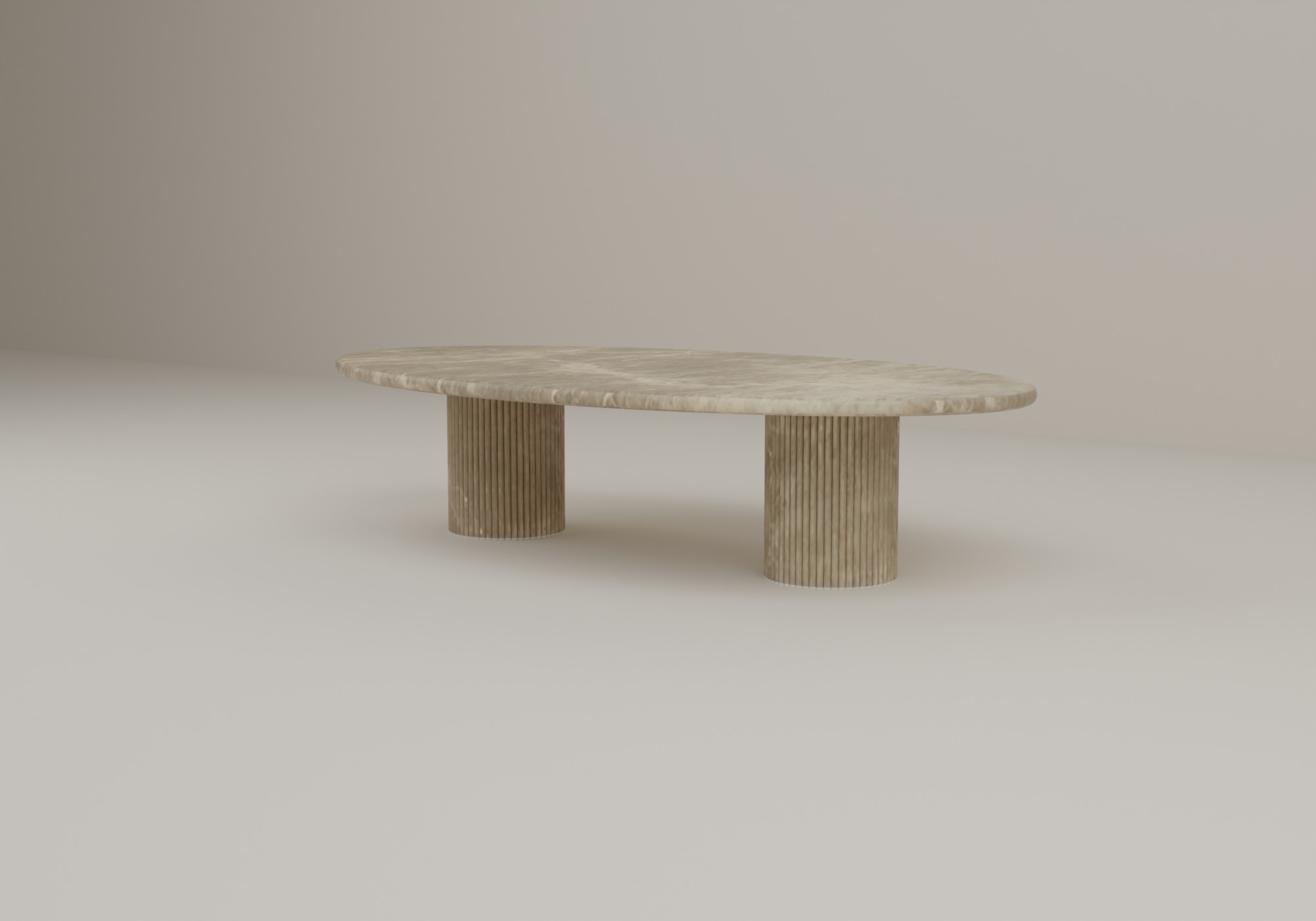 Arcstone Coffee Table in Light Emperador
