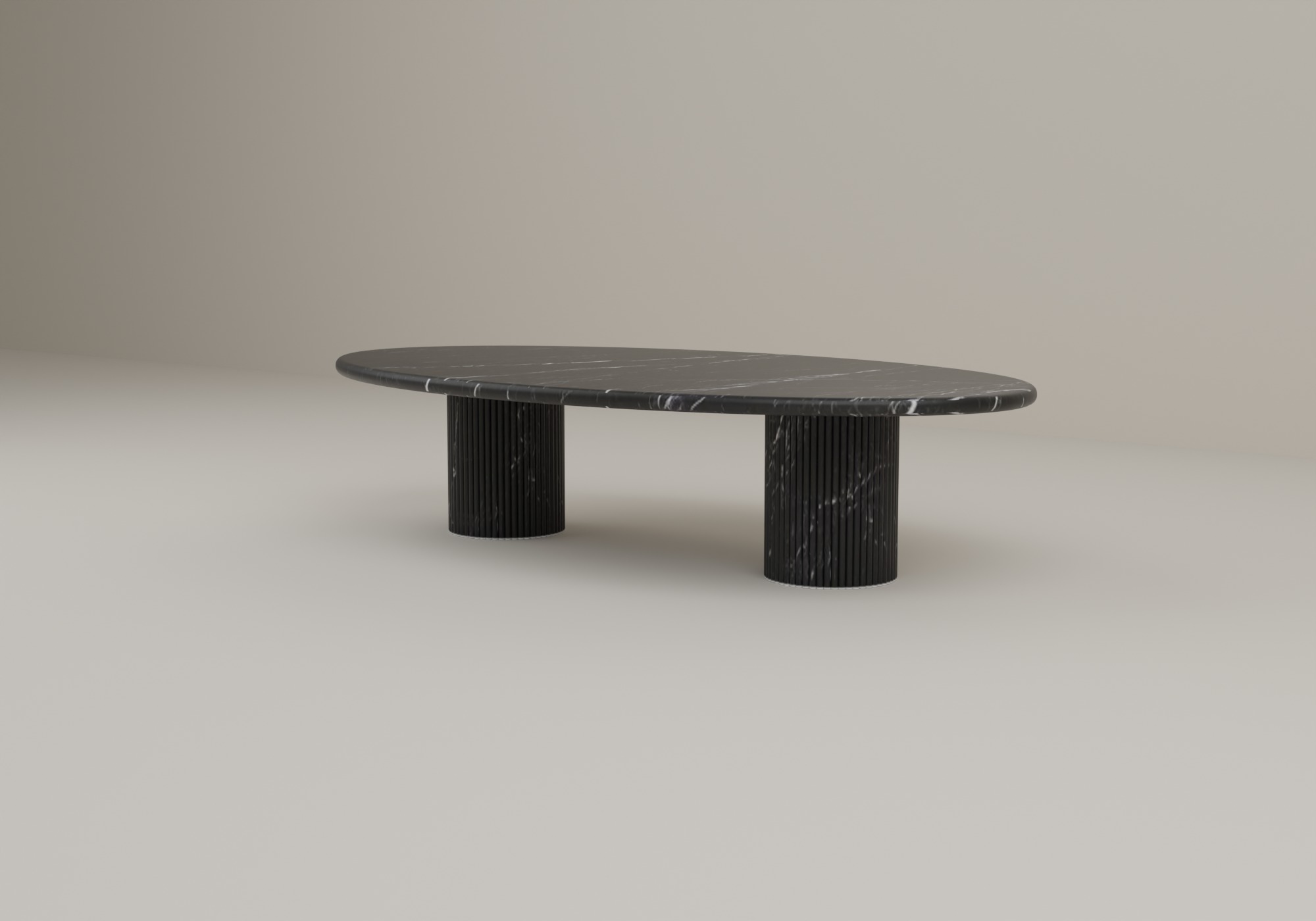 Arcstone Coffee Table in Nero Marquina