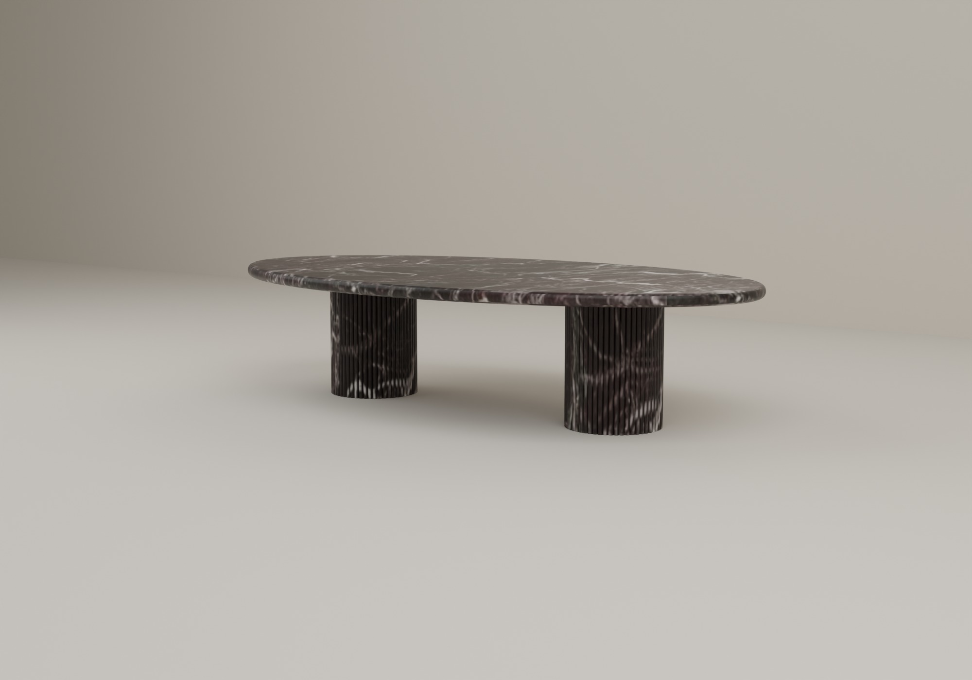 Arcstone Coffee Table in Rosso Levanto