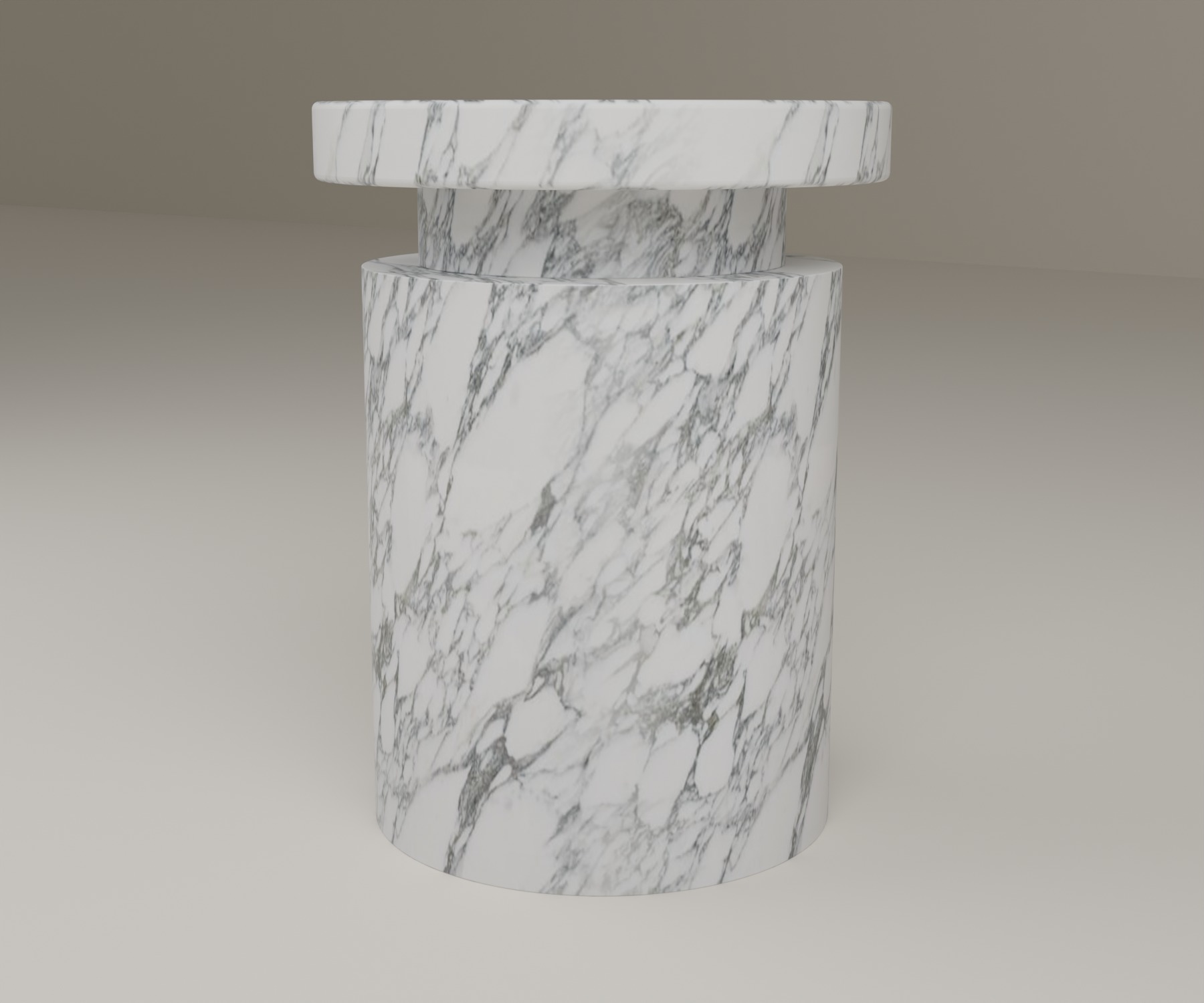 Capstone Side Table in Arabescato Corchia