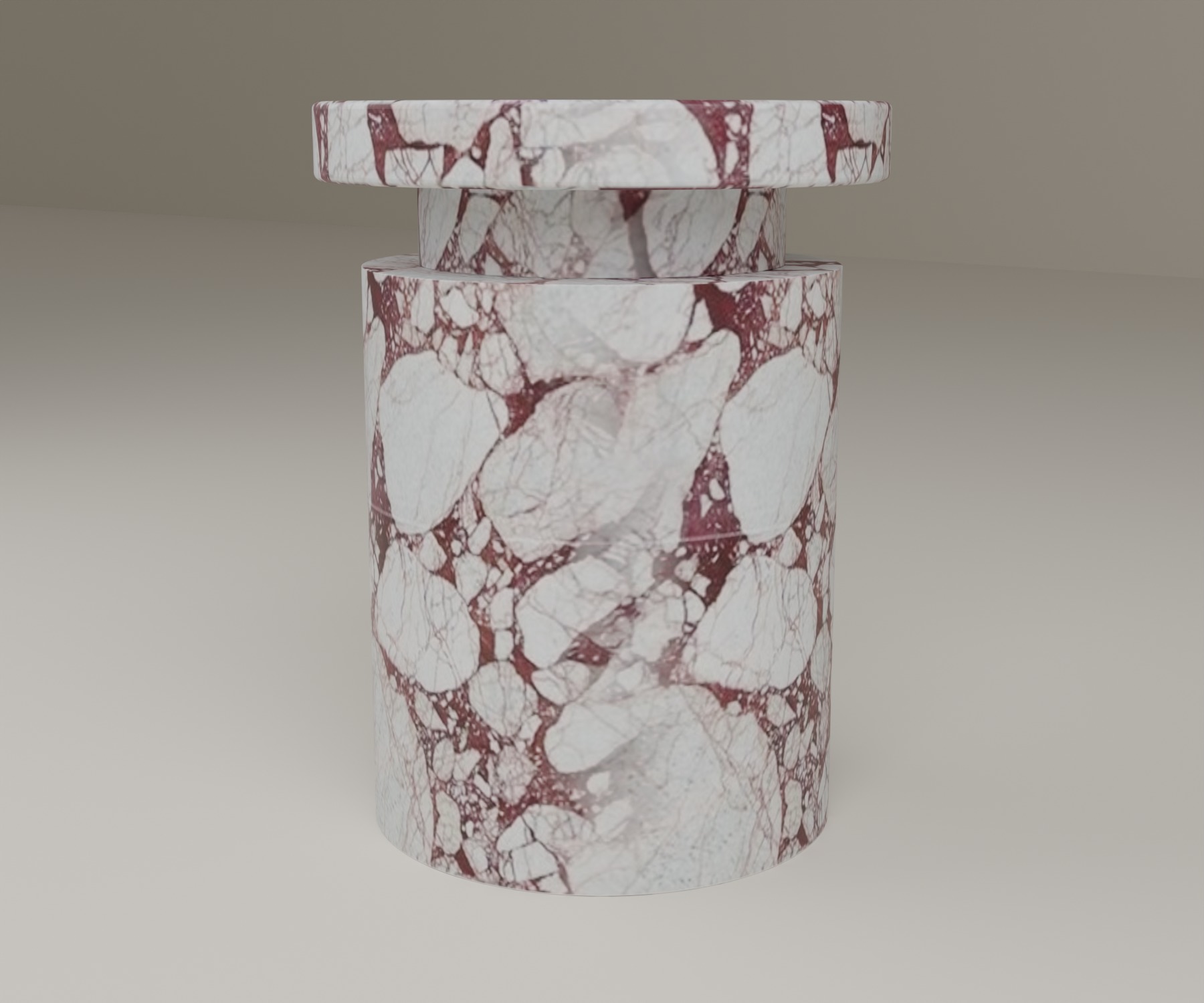 Capstone Side Table in Bulgari Red