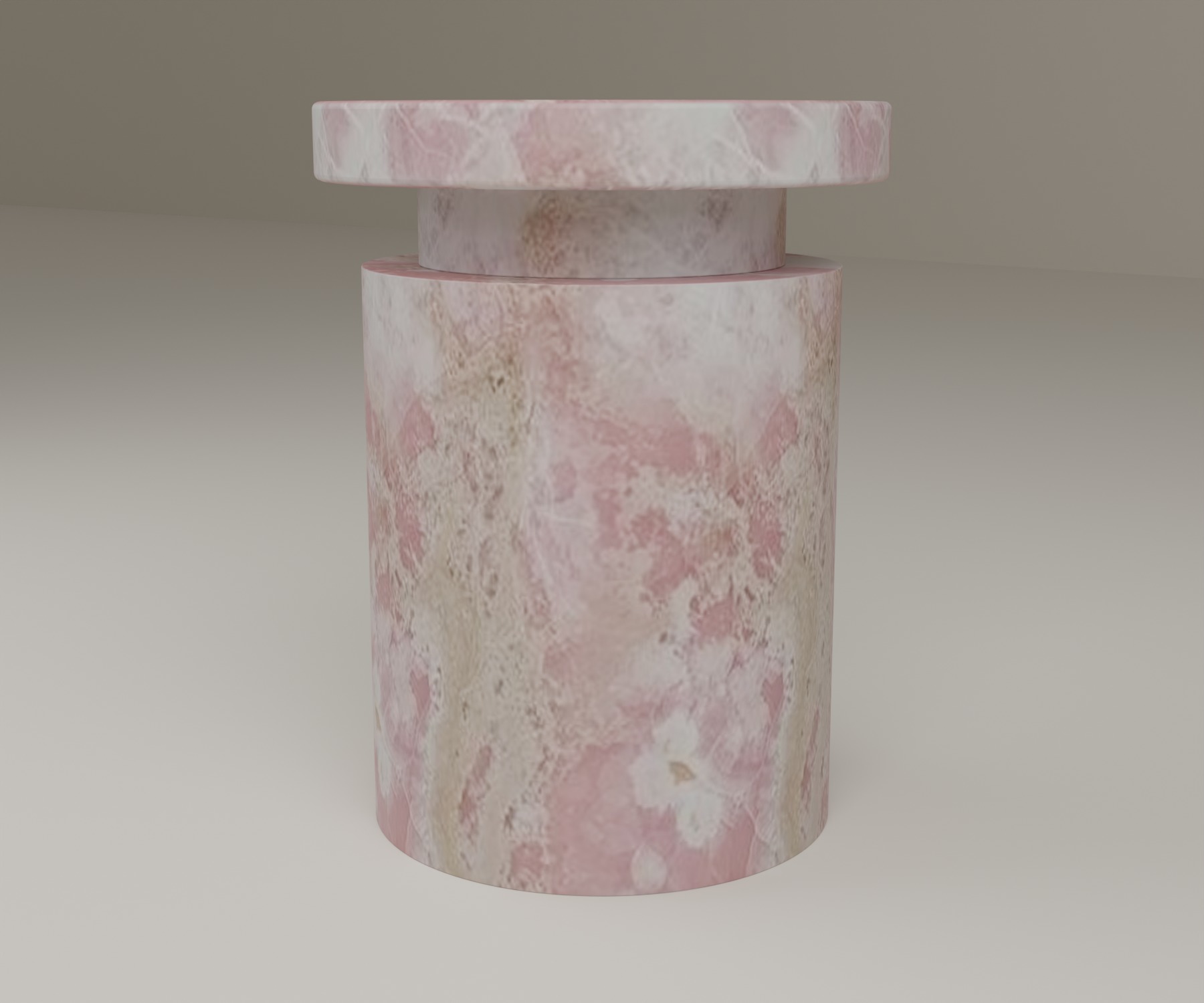 Capstone Side Table in Pink Onyx
