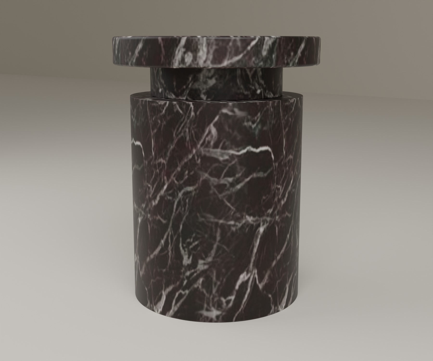 Capstone Side Table in Rosso Levanto