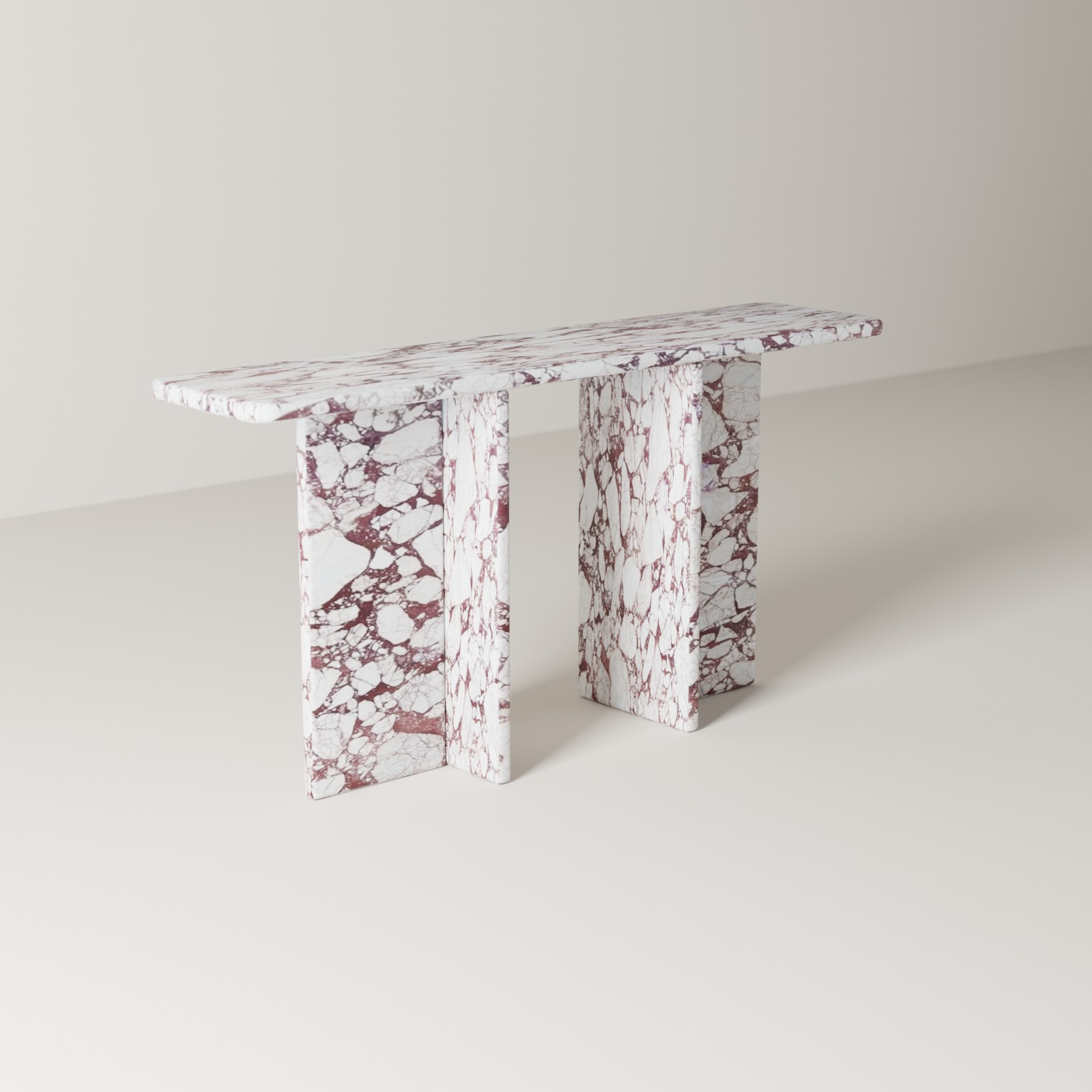 Entryway Console in Bulgari Red