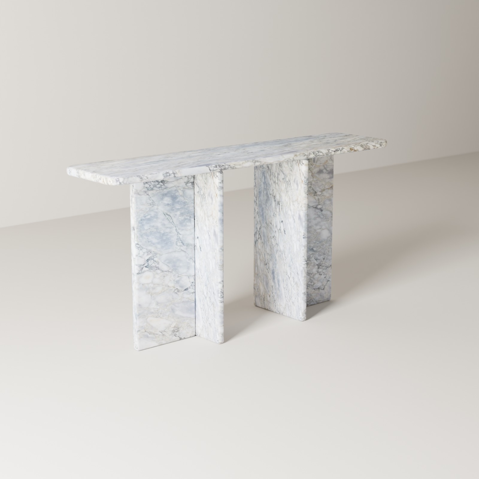 Entryway Console in Calacatta Blue