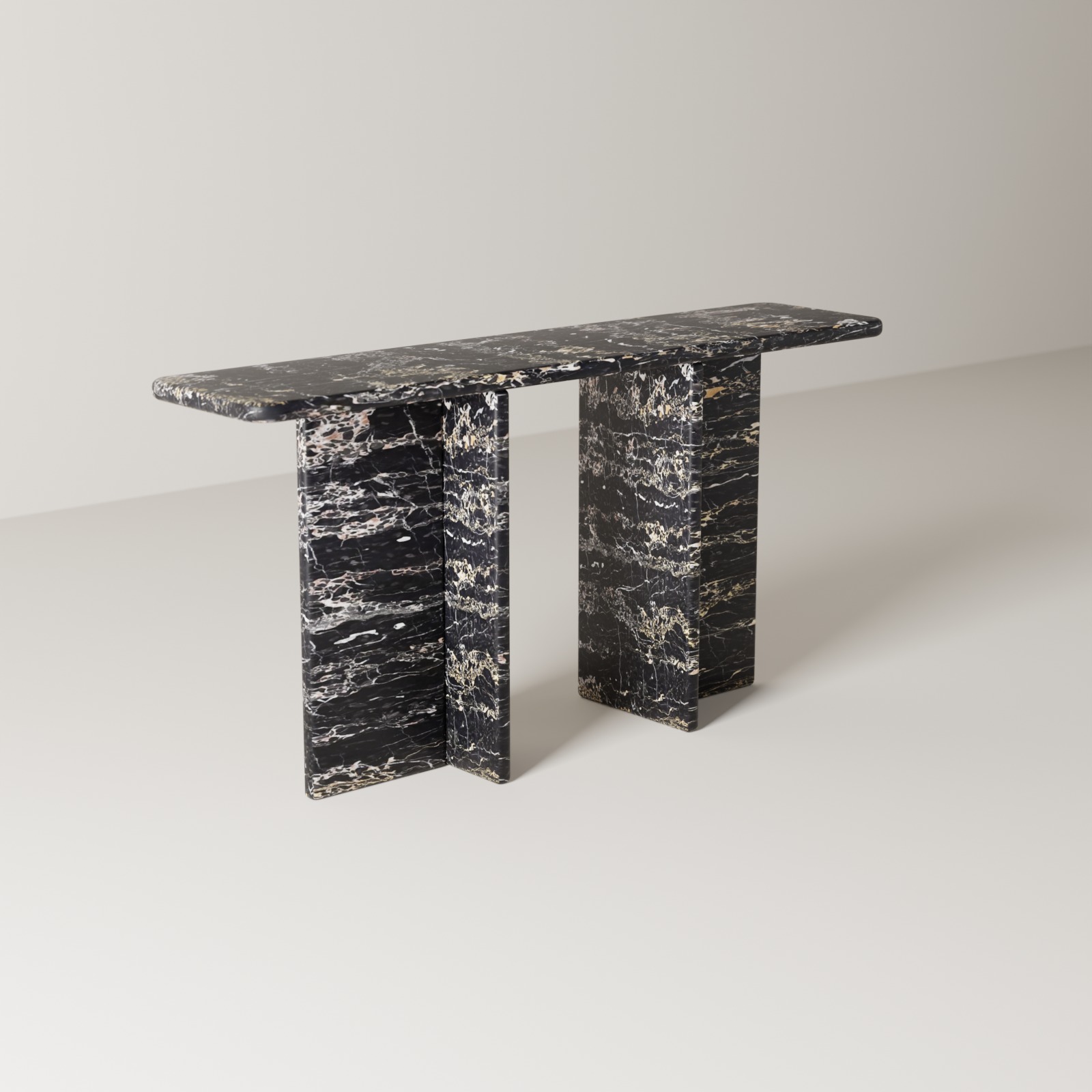 Entryway Console in Nero Portoro