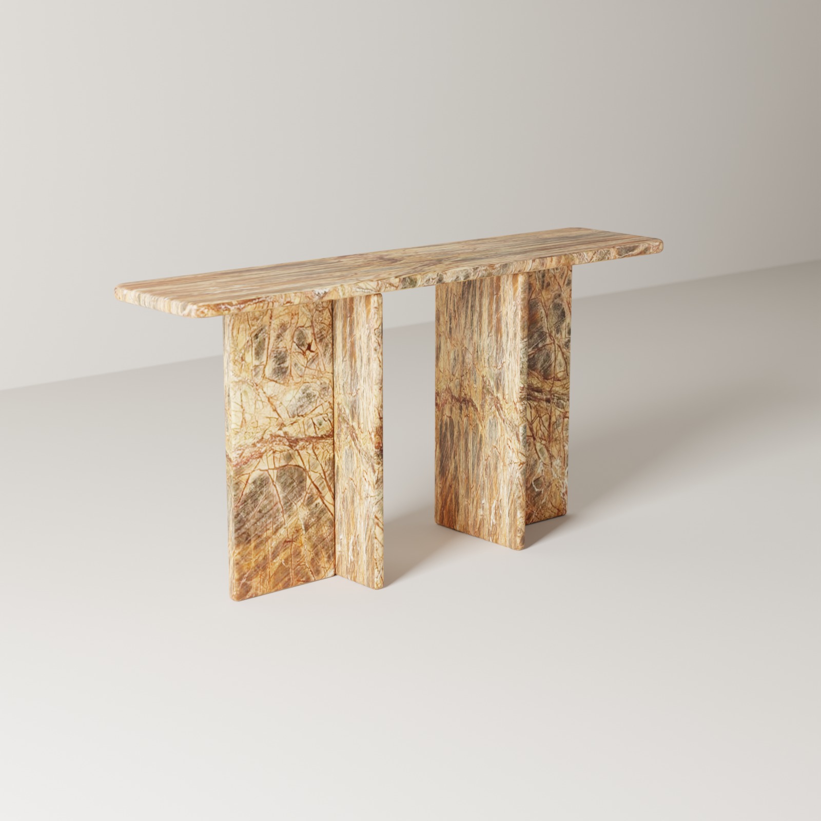 Entryway Console in Rainforest Brown