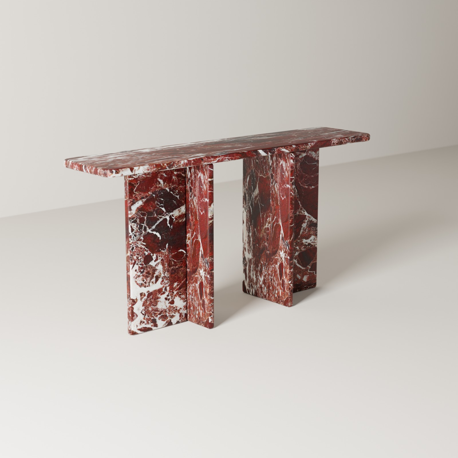 Entryway Console in Rosso Levanto