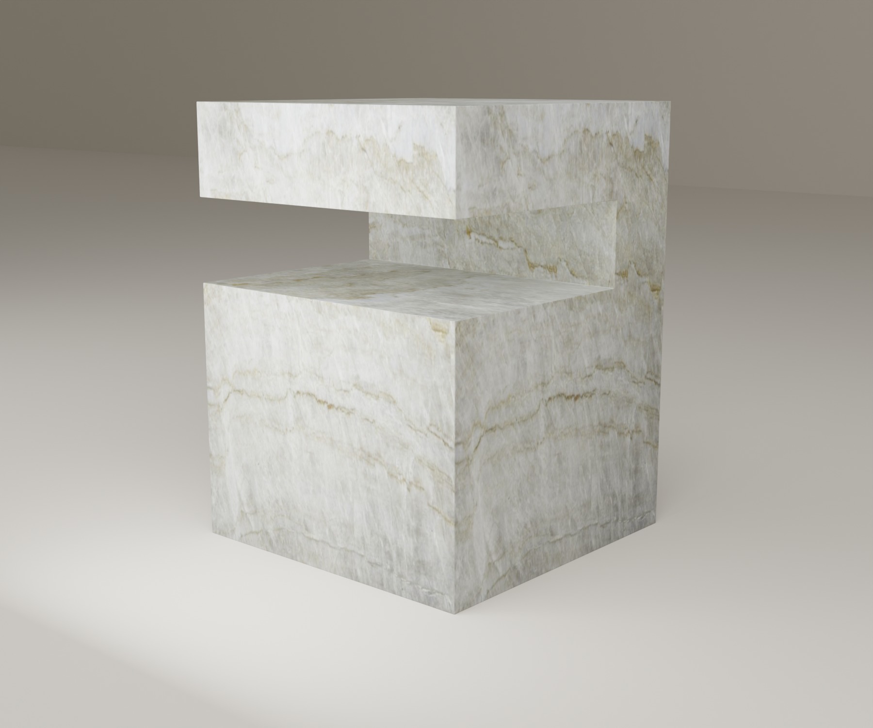 Ledge Side Table in Taj Mahal