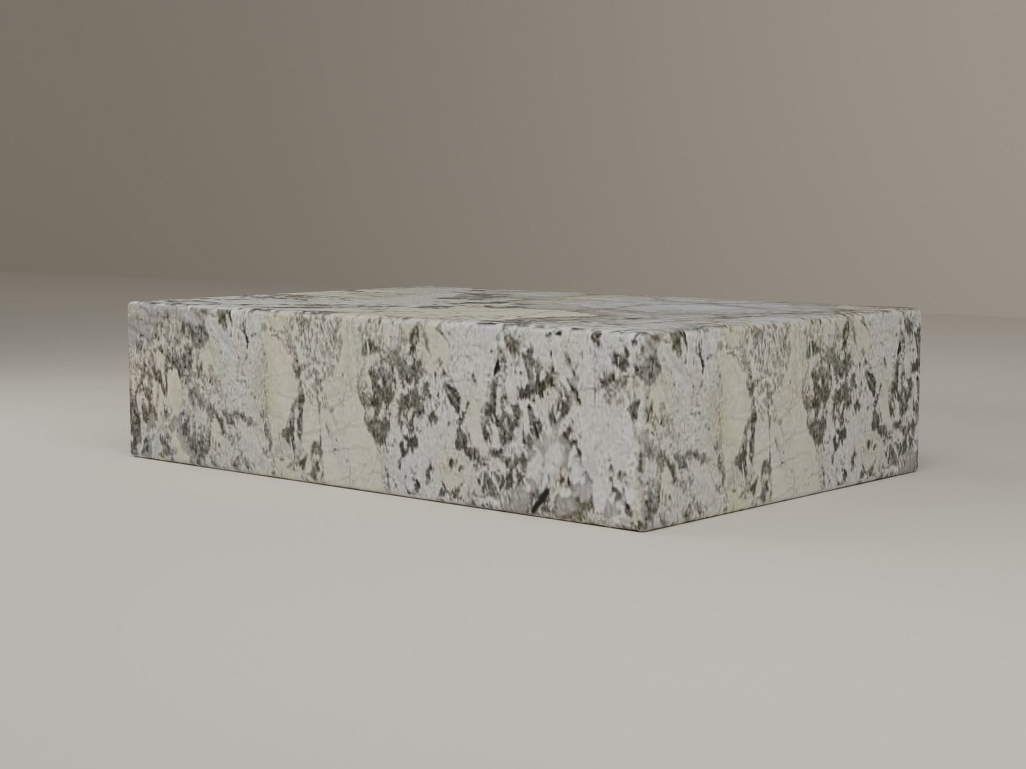 Plinth Coffee Table in Patagonia Quartzite