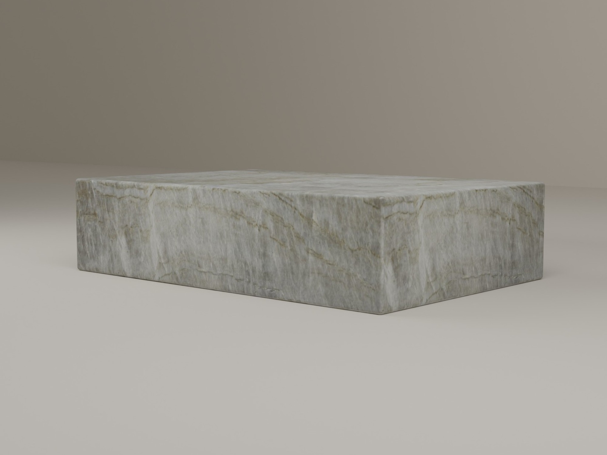 Plinth Coffee Table in Taj Mahal