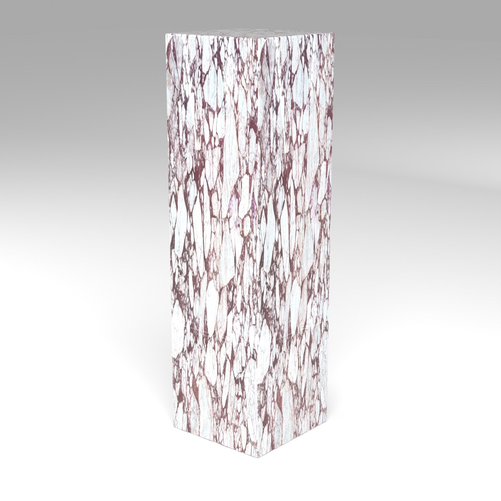 Display Plinth in Bulgari Red