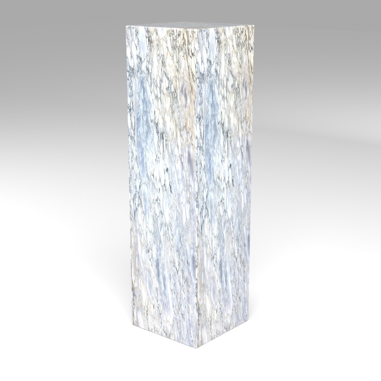 Display Plinth in Calacatta Blue