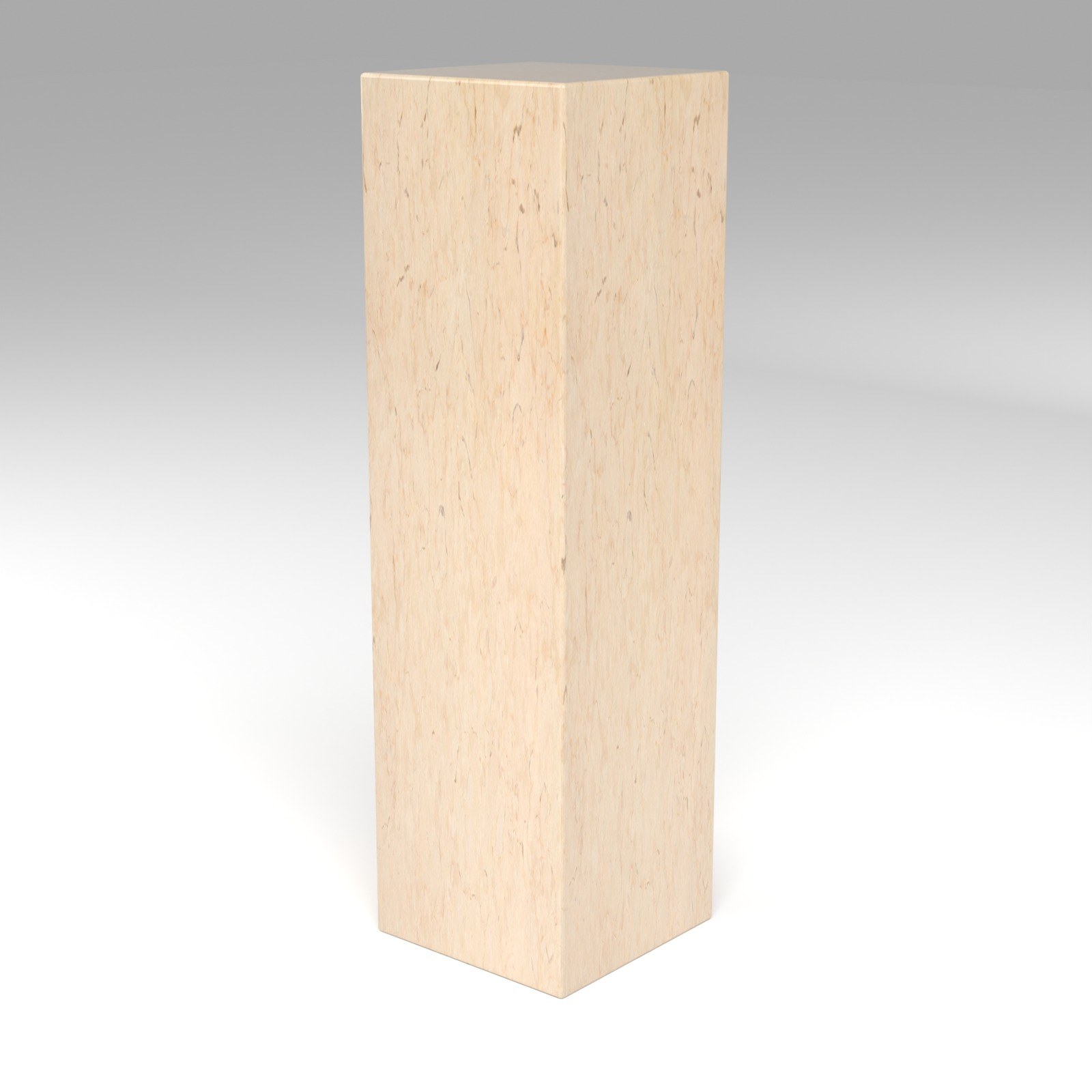 Display Plinth in Crema Marfil