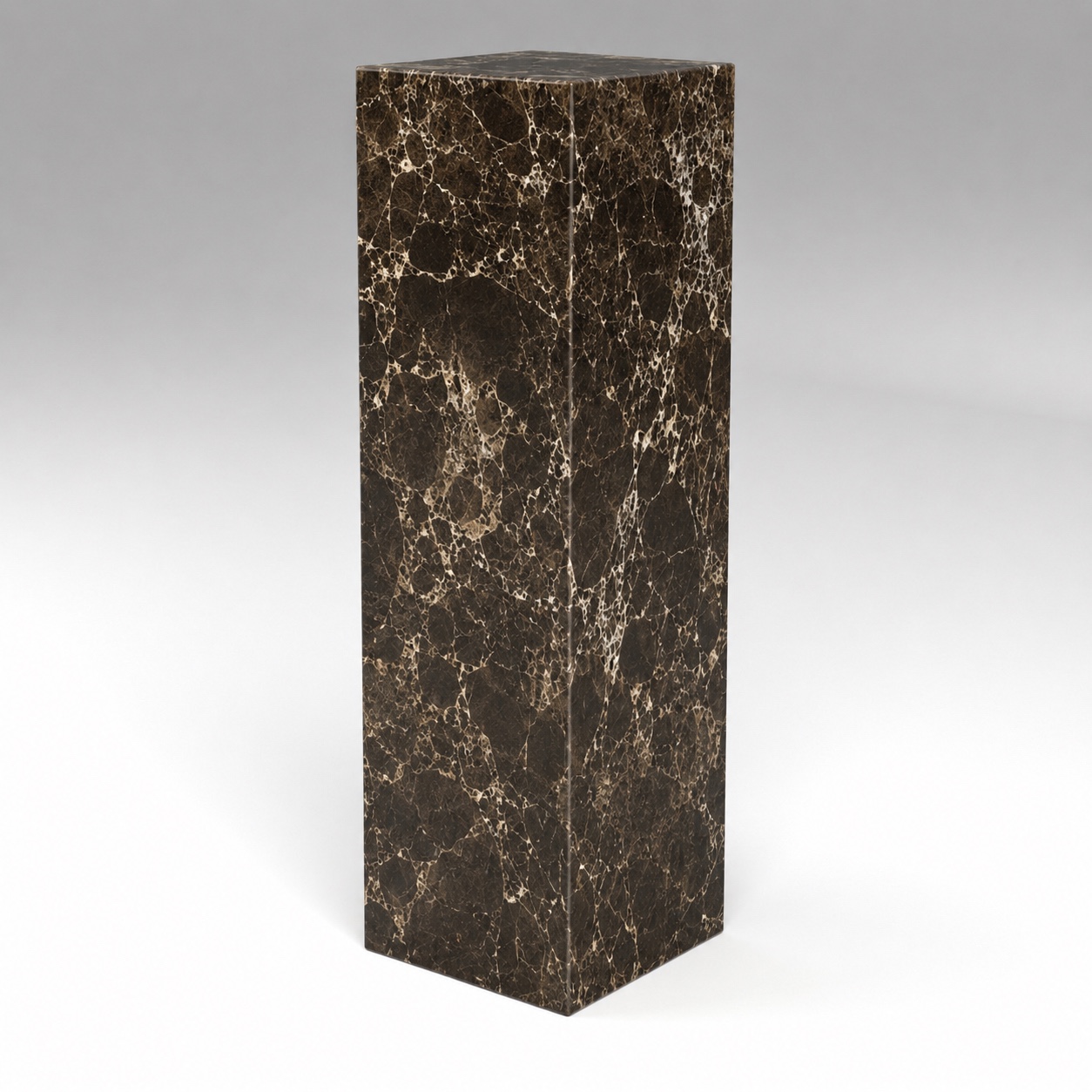 Display Plinth in Dark Emperador
