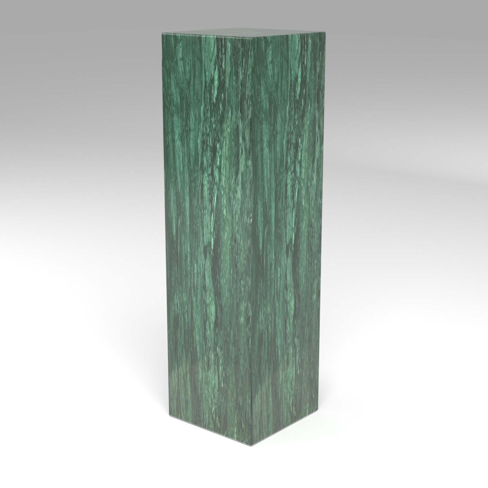 Display Plinth in Indian Green