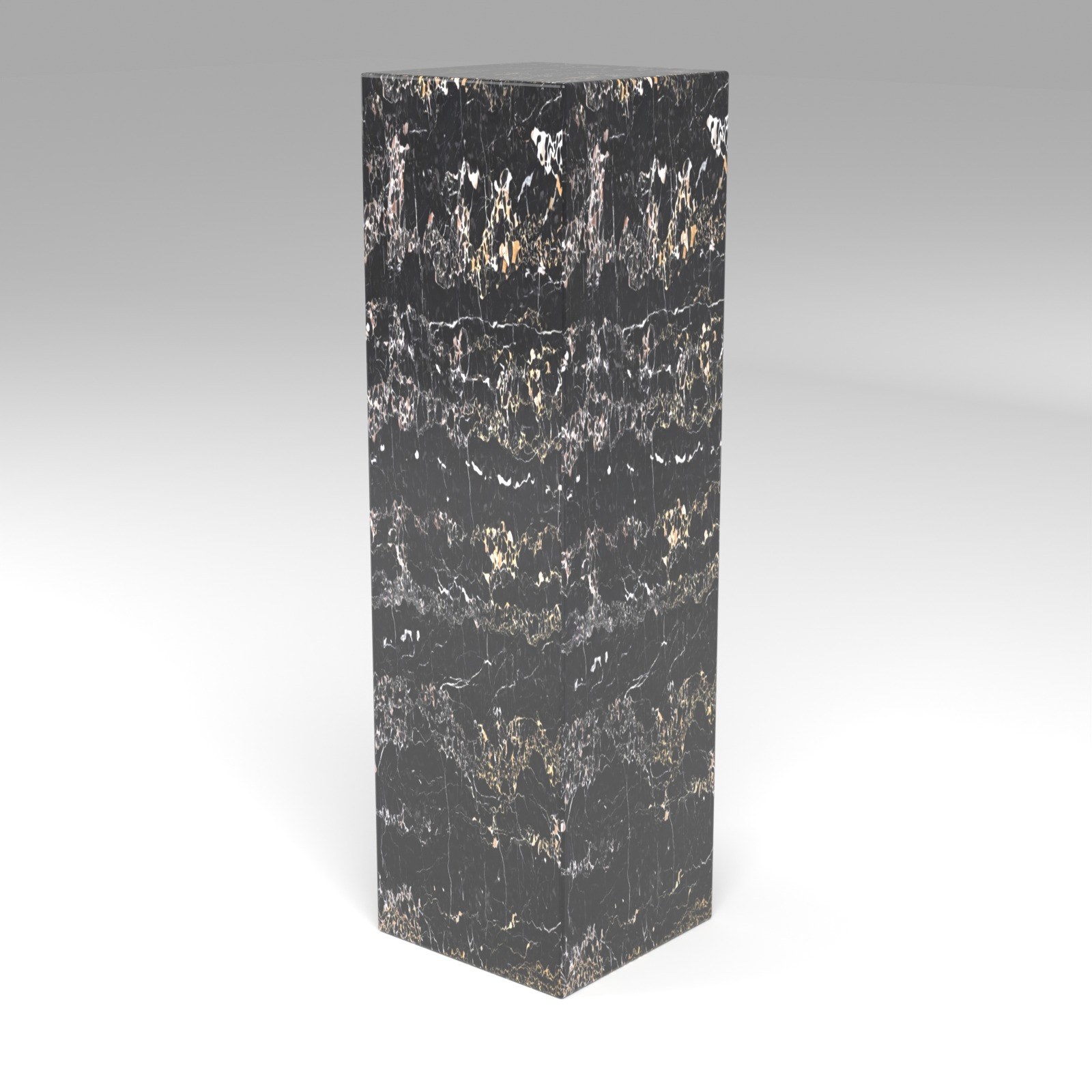 Display Plinth in Nero Portoro