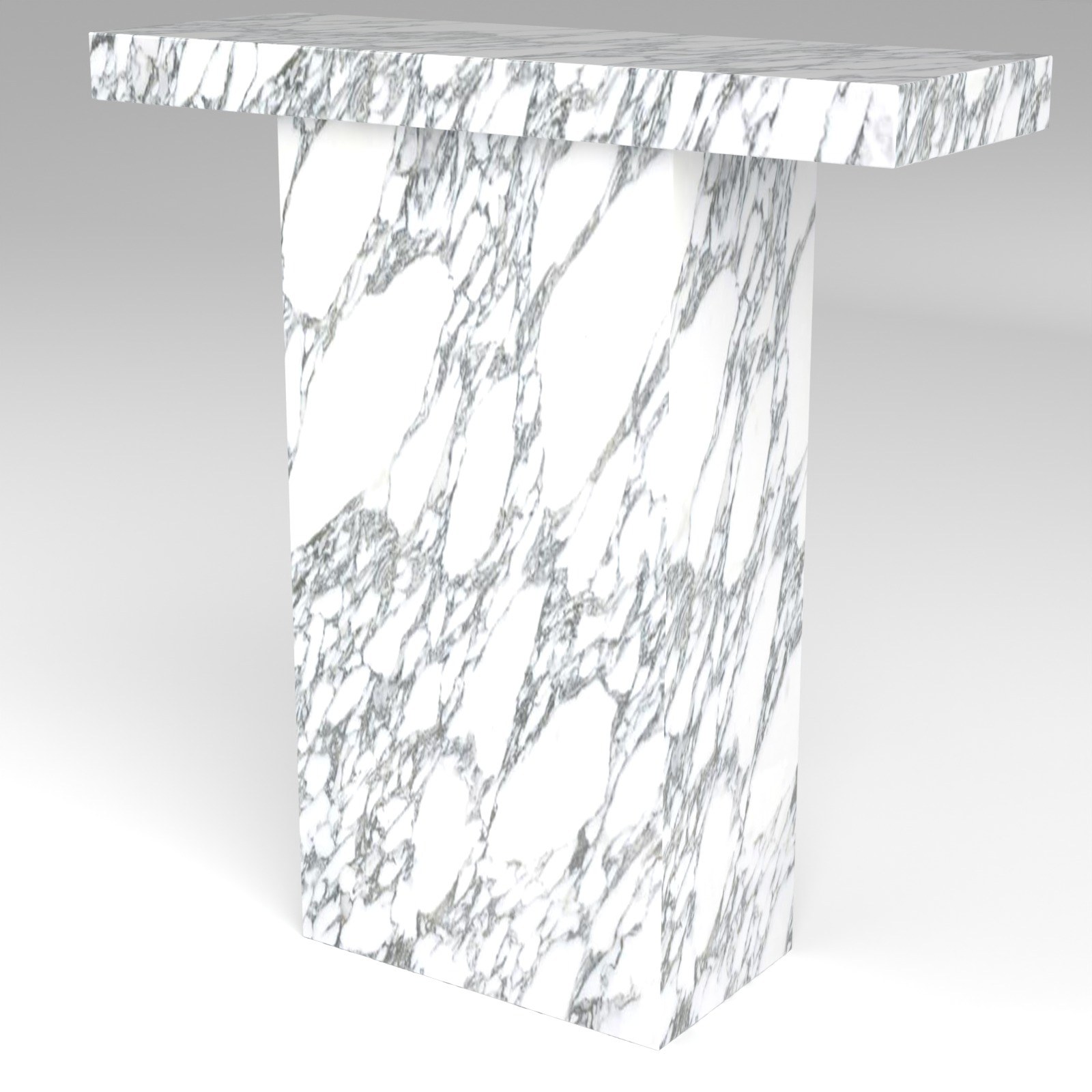 Terra Console Table in Arabescato Corchia