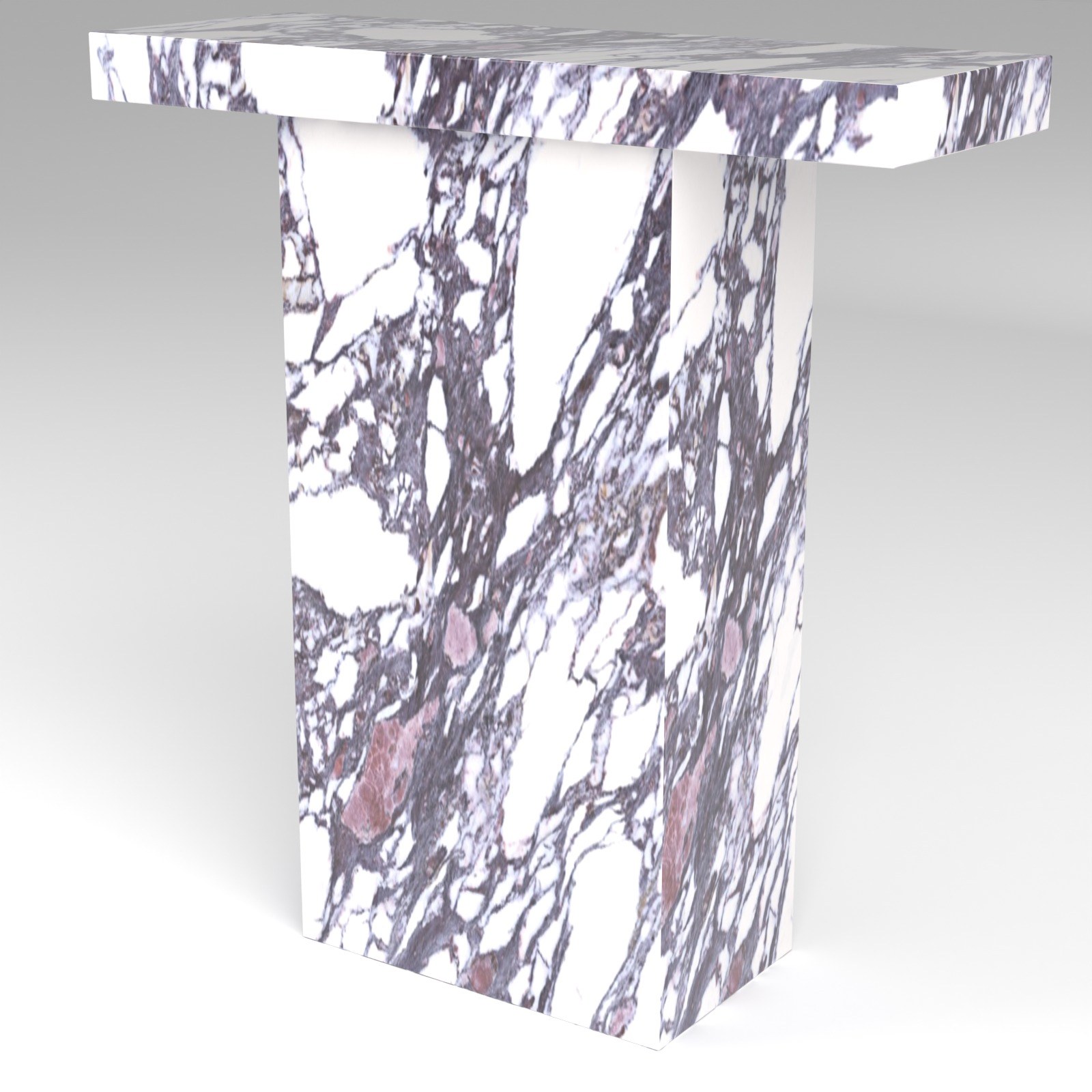 Terra Console Table in Asia Calacatta Viola
