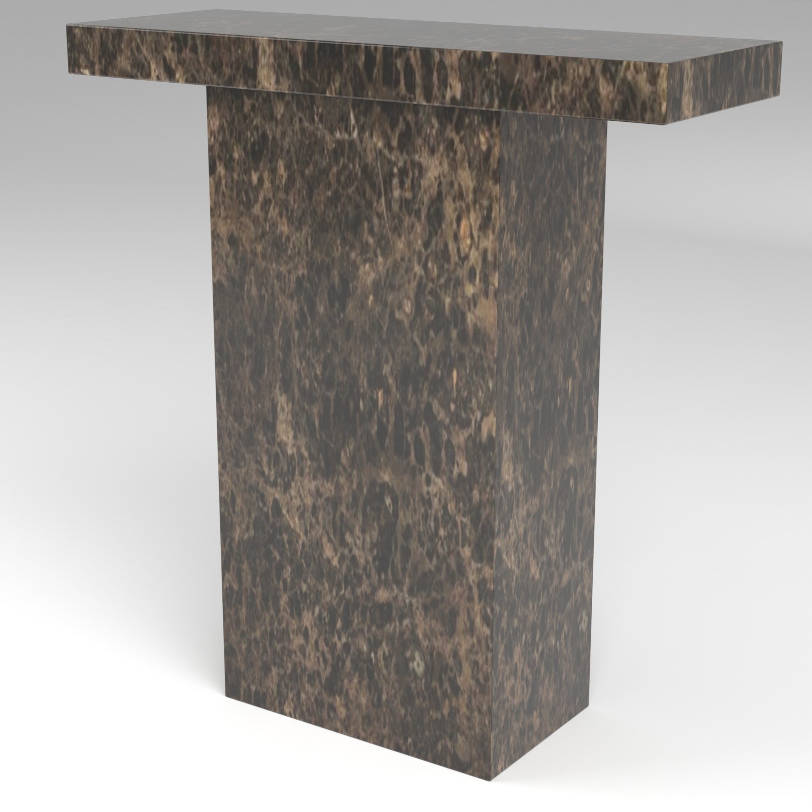 Terra Console Table in Dark Emperador