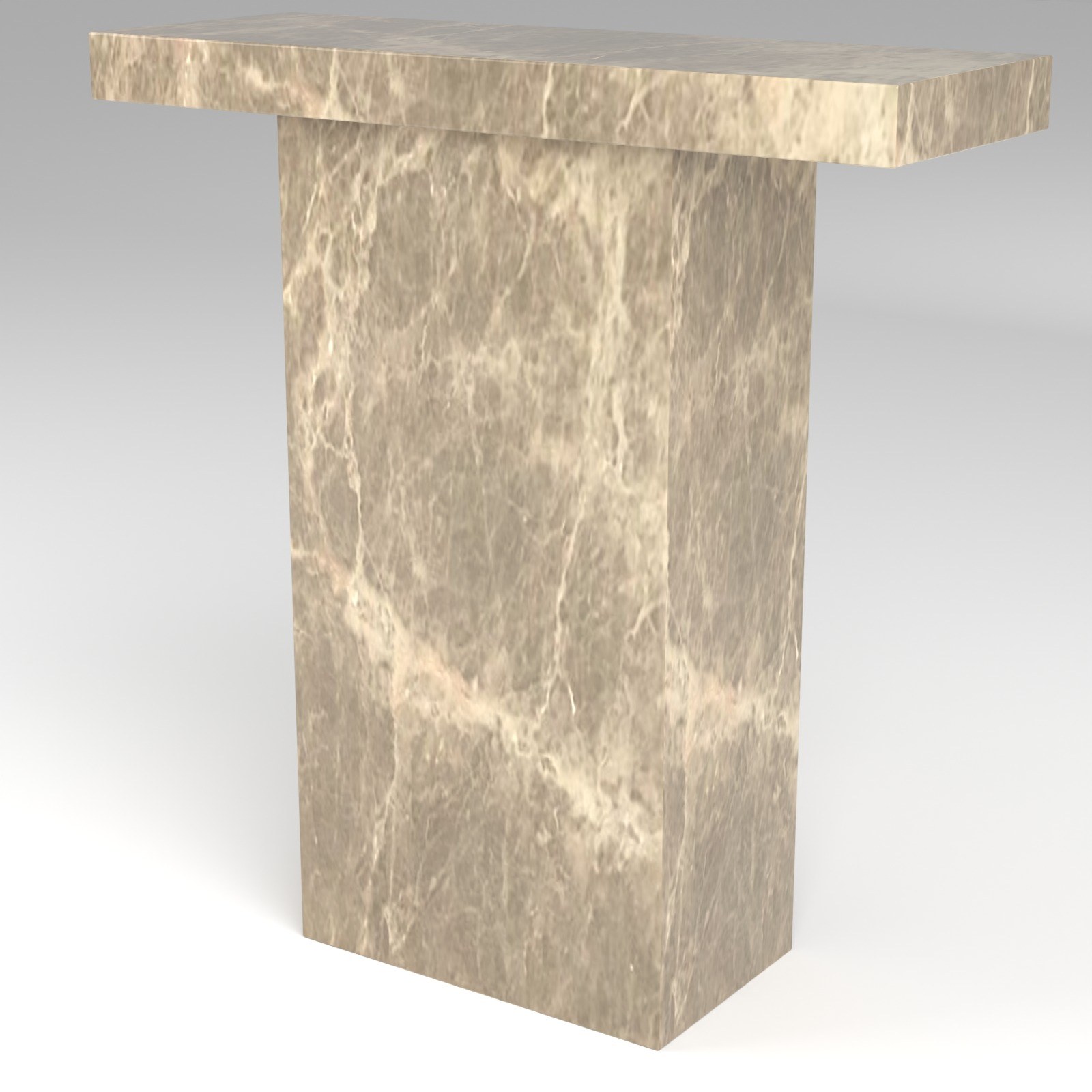 Terra Console Table in Light Emperador