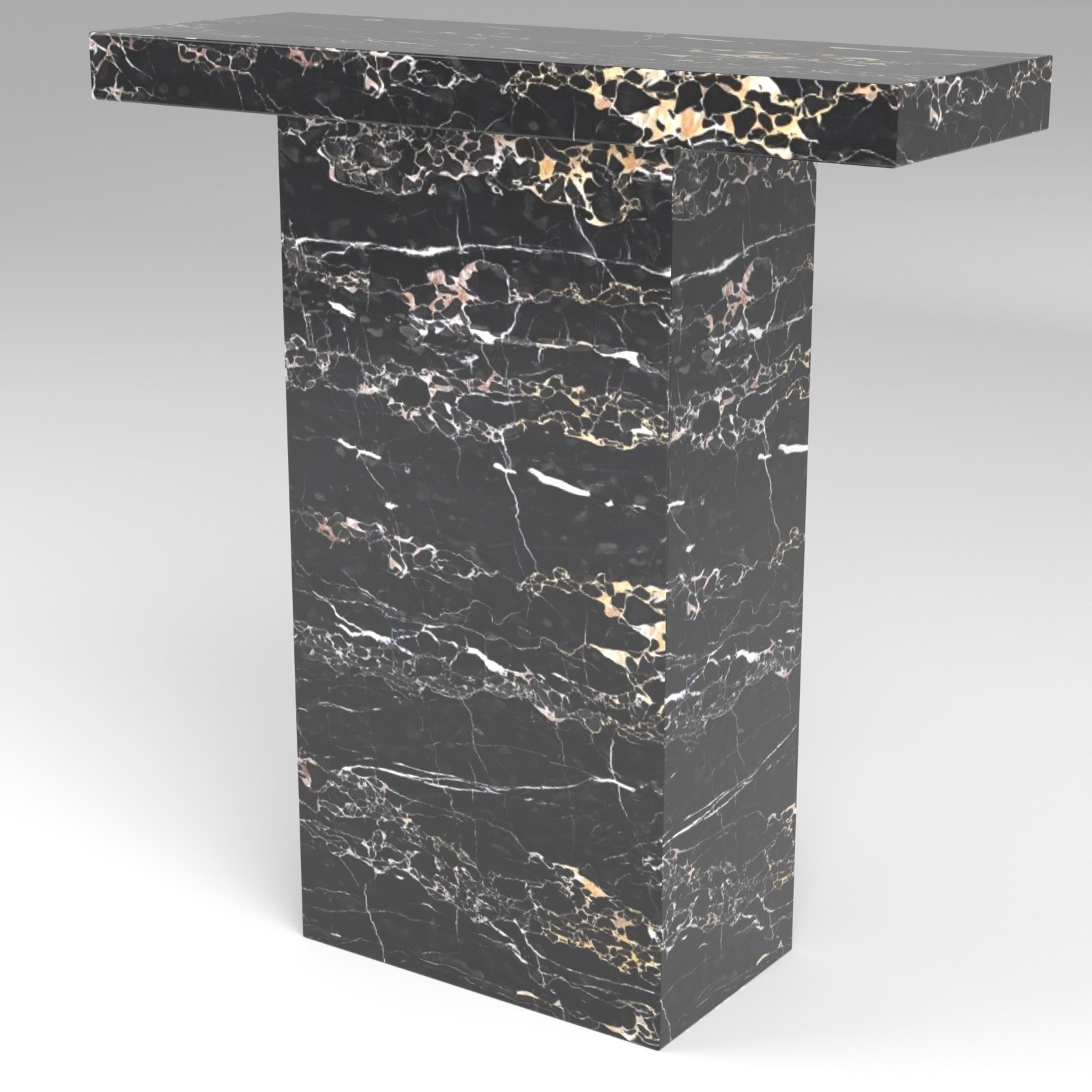 Terra Console Table in Nero Portoro