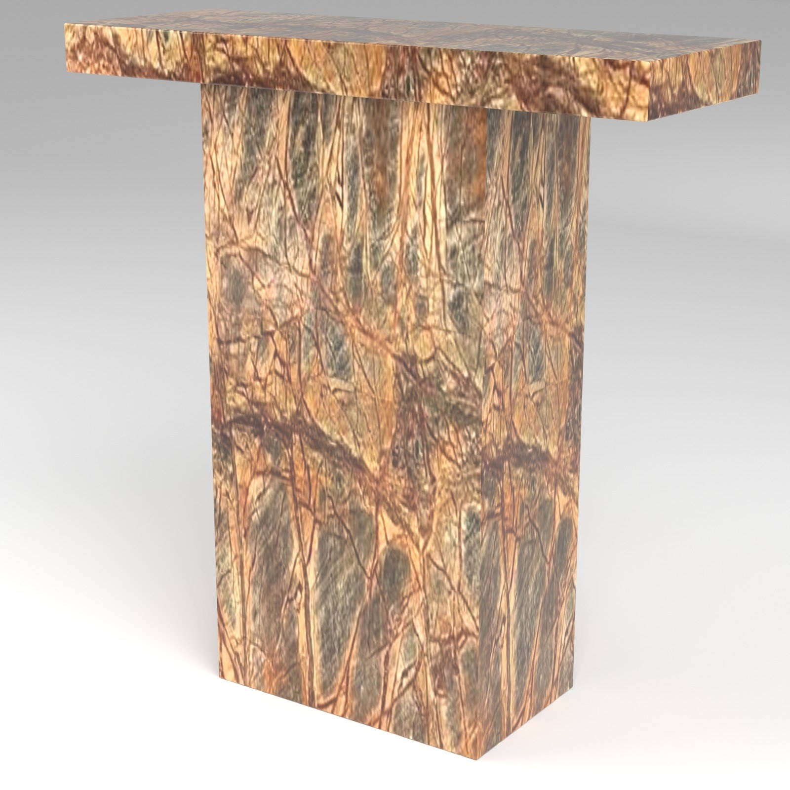 Terra Console Table in Rainforest Brown